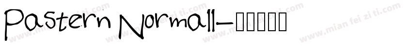 Pastern Normall字体转换